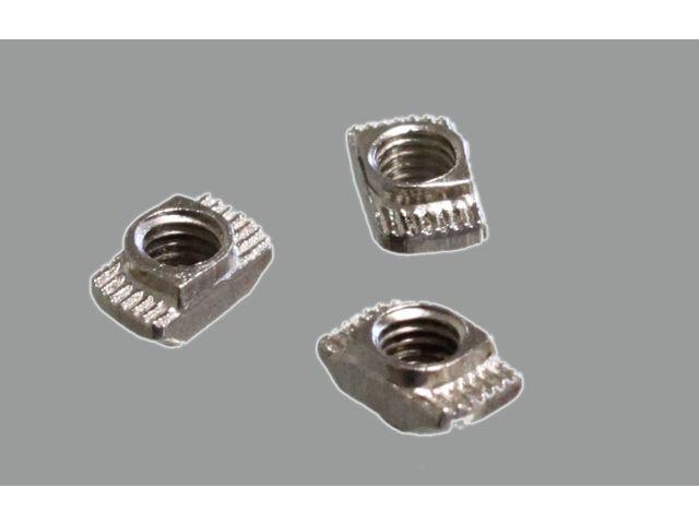 Lot de 10 Ã©crous marteau M5 - fente de 6 mm