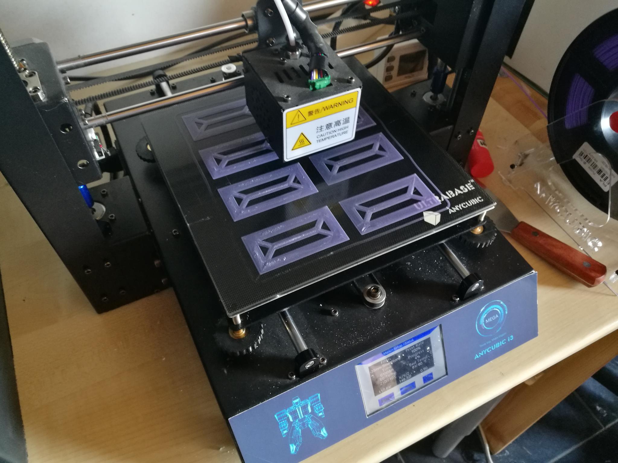 Plateau en verre pour imprimante 3D Anycubic MEGA S H, plaque de