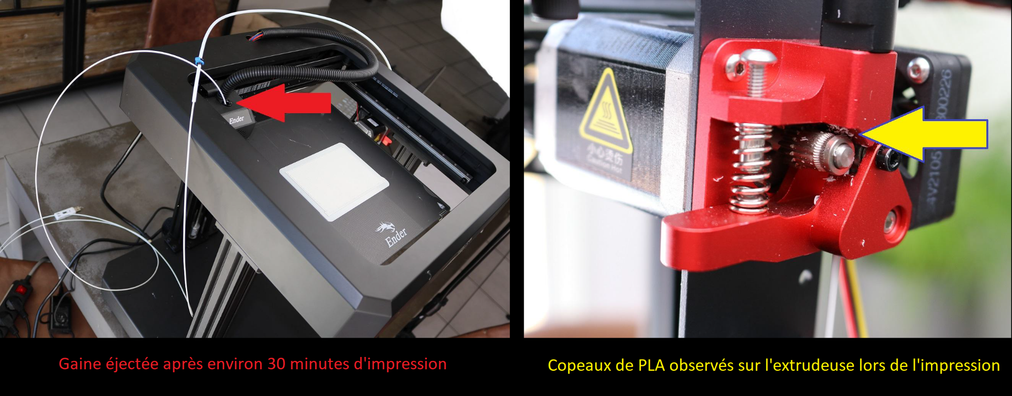 Deux, trois choses à vérifier quand l'extrusion n'est pas celle attendue -  Tutoriels et améliorations pour Creality - Forum pour les imprimantes 3D et  l'impression 3D