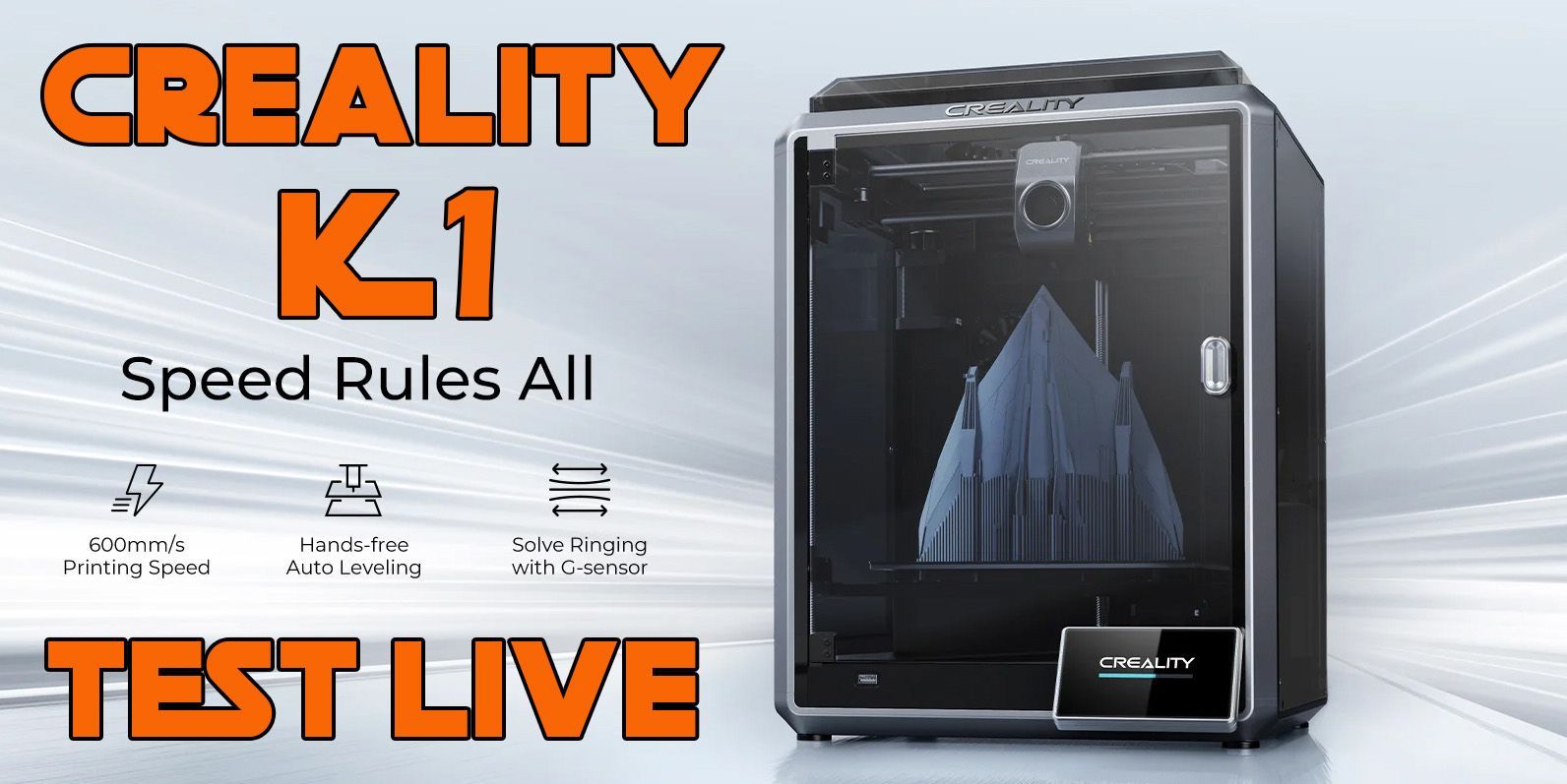Test de l'imprimante 3D supersonique : La Creality K1