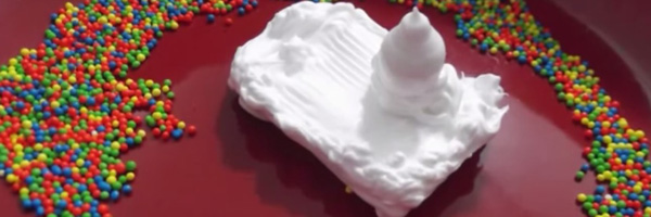 gateau imprimé en 3d