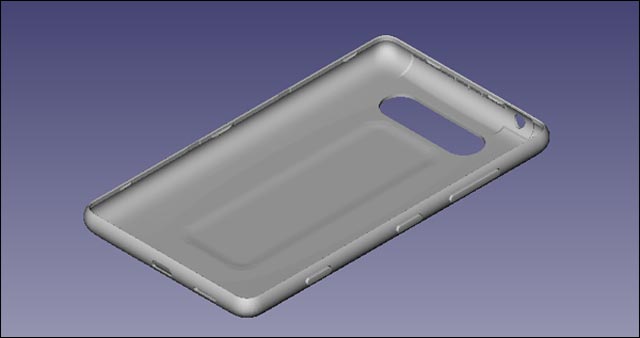 Nokia fichier STL STP plan pour imprimer coque smartphone