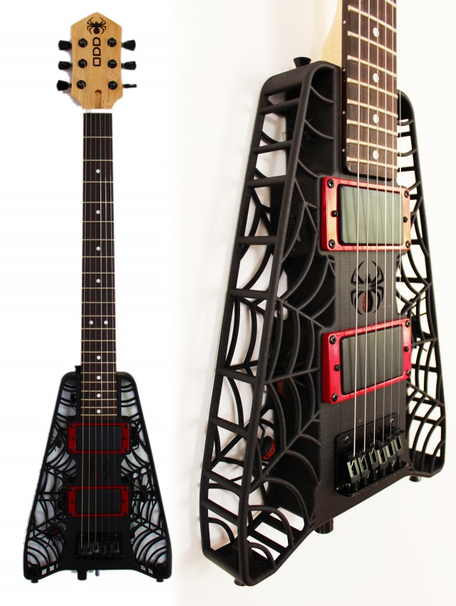 Guitare ODD Spider imprimée en 3D