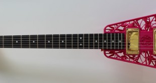 scarab 3d printed guitar