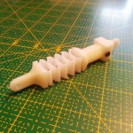 Amortisseur imprimé en 3D assemblé