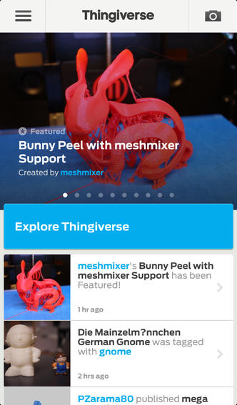 Thingiverse iOS