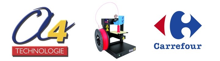 A4 imprimante 3D carrefour
