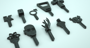 clefs imprimées personnalisées imprimées en 3D