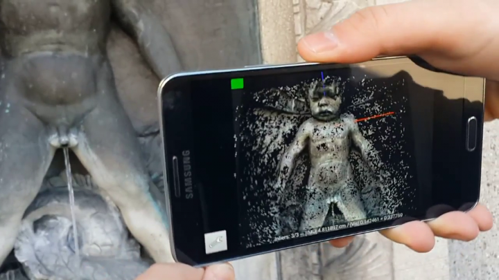 Reconstruction d'une statuette en 3D avec un smartphone