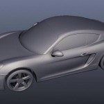 Porsche Cayman 3D STL