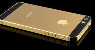 iPhone 5S imprimé en 3D avec de l'or
