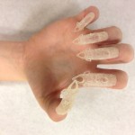 bijoux d'ongle ghotique transparent imprimé en 3D