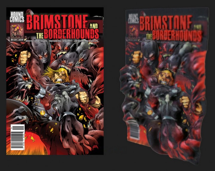 Brimstone and The Borderhounds 3D cover