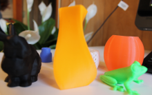 Objets imprimés avec l'imprimante 3D Micro 3D