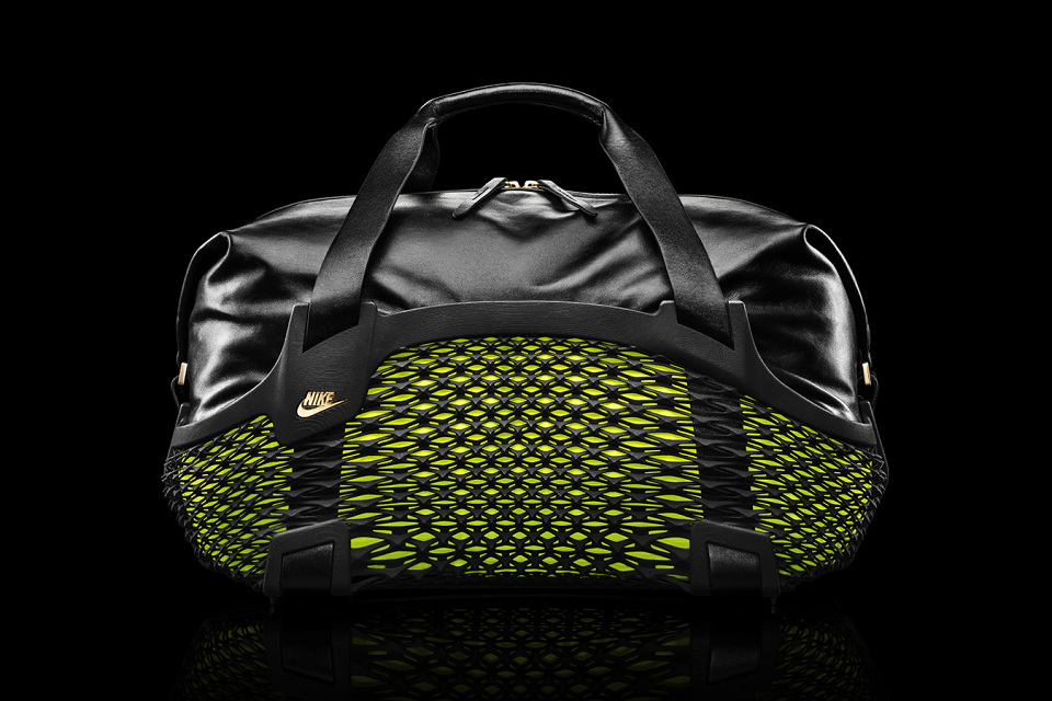 Sac de football Nike imprimé en 3D vu de face