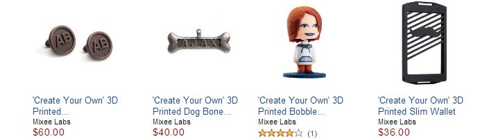 Amazon 3D Printing Store