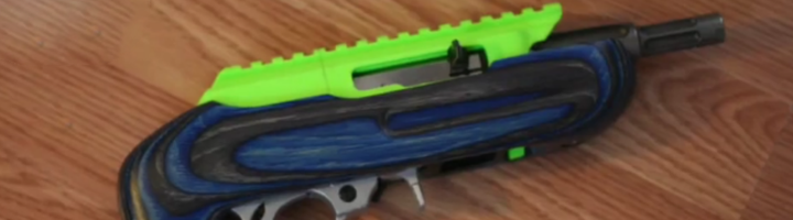 Pistolet semi-automatique imprimé en 3D