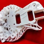 photo guitare électrique imprimée en 3D