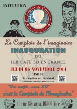 Invitation inauguration Comptoir de l'imaginaire