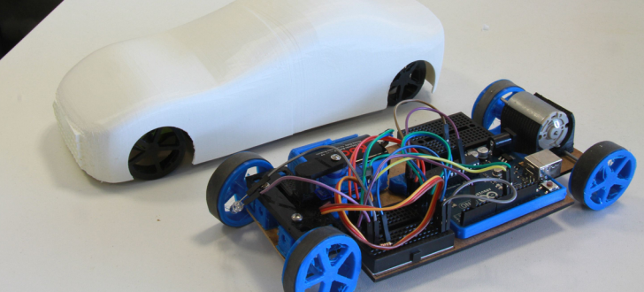 Cardiono, la voiture arduino imprimée en 3D