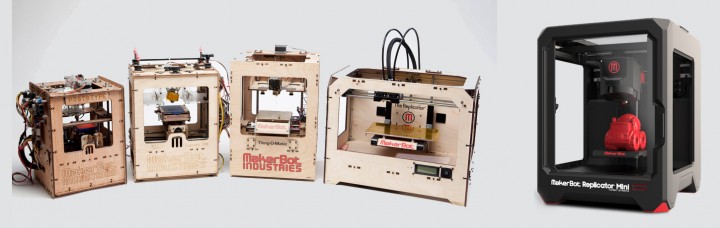 Evolution des imprimantes 3D MakerBot