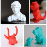 Objets imprimés en 3D avec l'imprimante 3D FLUX