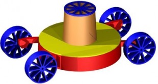 Tondeuse modélisée en 3D