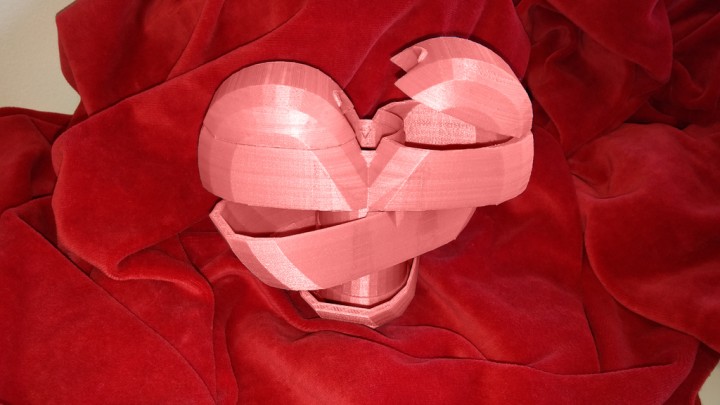 Boite en forme de coeur à imprimer en 3D by MakerShop