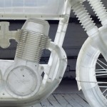 photo moto Honda CB500 imprimée en 3D