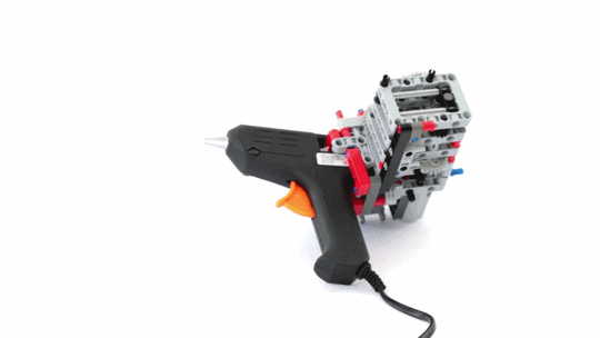Assemblage pistolet à colle stylo 3D Lego