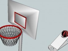 Catapulte basketball imprimante 3D