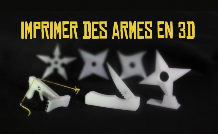 Expérience Imprimer des armes en 3D