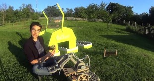 Eliott Sarrey et son robot jardinier bot2karot