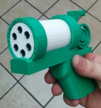 Gun 6 coups imprimé en 3D