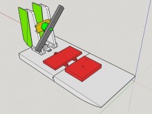 Hydroglisseur modélisé en 3D