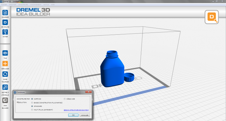 Logiciel Dremel pour imprimante 3D