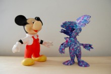 Mickey imprimé en 3D fail