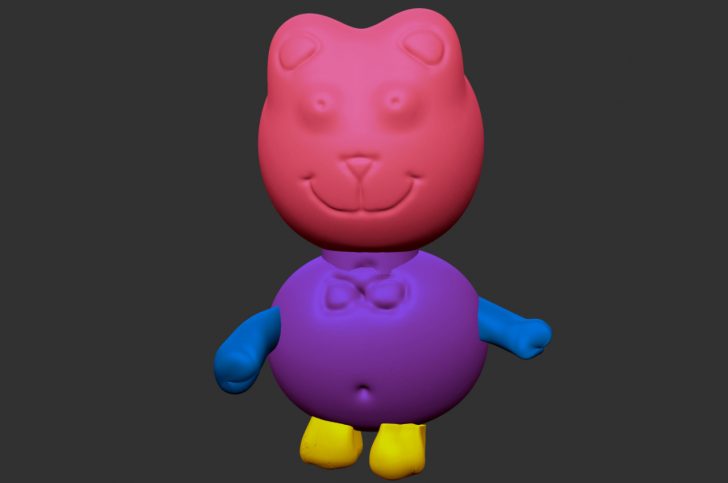 Doudou modélisé en 3D