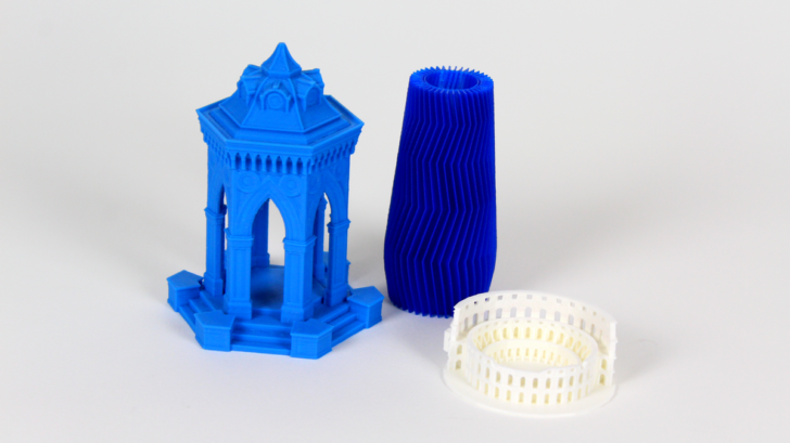 Objets imprimés en 3D sur la Sculptr Delta