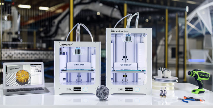 photo HD presentation imprimante 3D Ultimaker 3 UM3 Extended