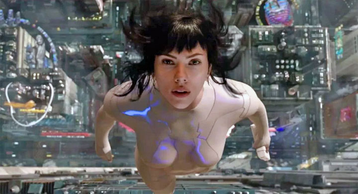 Scarlett Johansson Ghost in the Shell 3D