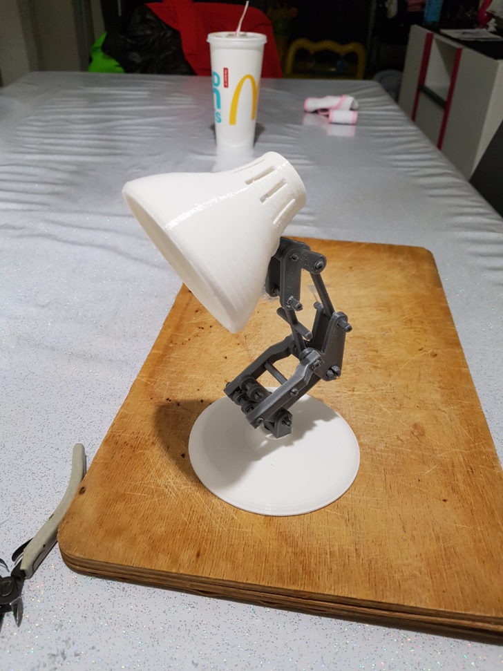 Lampe imprimée en 3D