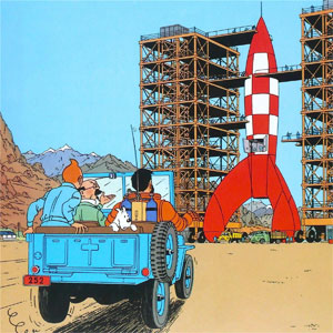 tintin et la fusee