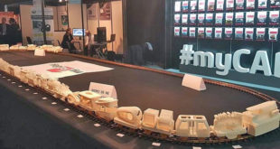 Un train miniature géant imprimé en 3D