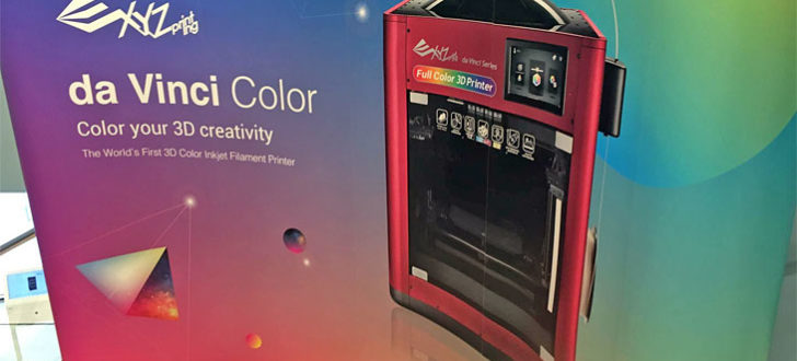 photo imprimante 3D XYZprinting da Vinci Color jet encre CMYK