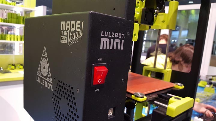 photo imprimante 3D LulzBot Mini