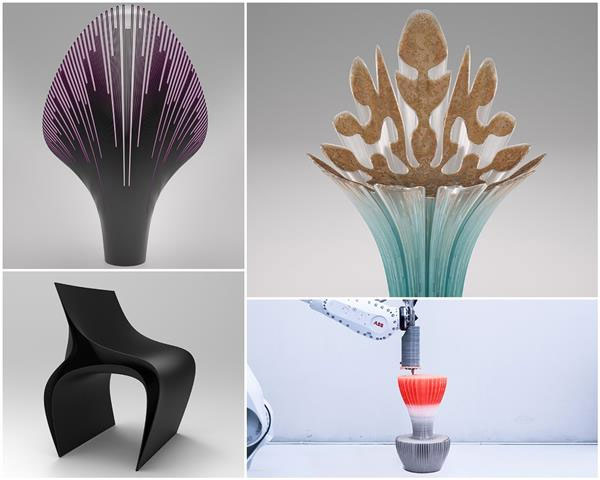 photo creation chaise 3D Zaha Hadid Architects