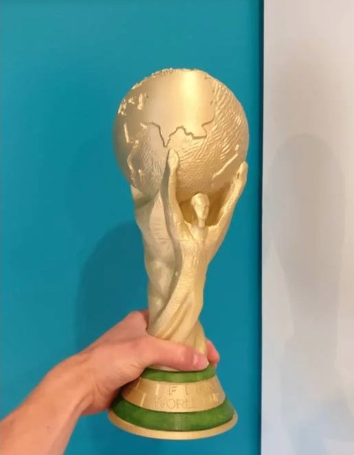 coupe du monde 2018 imprimée en 3D