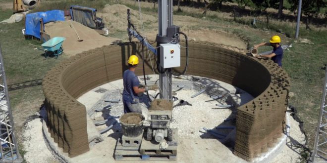 imprimante 3D béton maison france