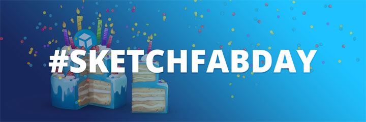 sketchfabday sketchfab 7 ans